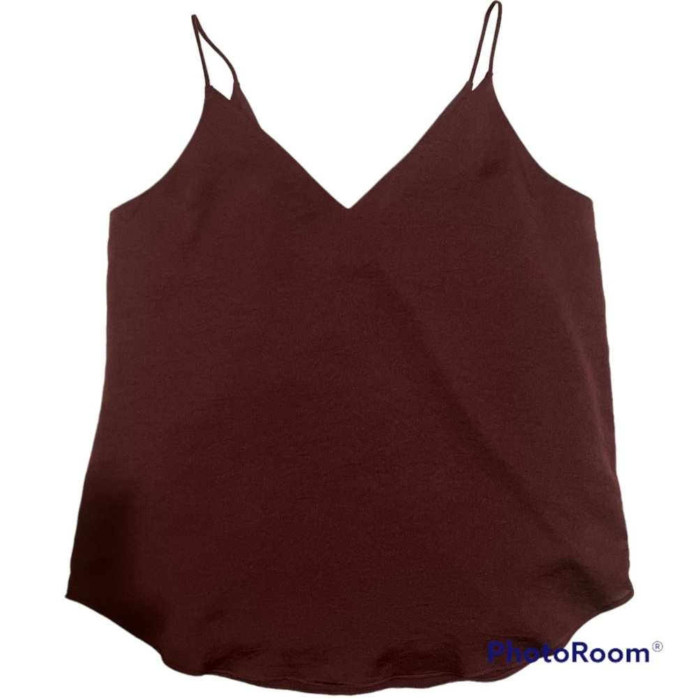 Strappy burgundy tank top express